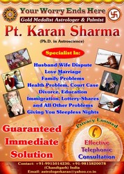 INDIA'S NO.1 GOLD MEDALIST ASTROLOGER PT. KARAN SHARMA