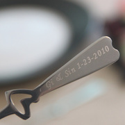Wedding Favor - Personalized Engraved Fork and Spoon Set