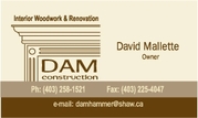 Finish Carpentry and General Contracting Services Available