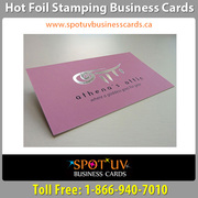 Foil Business Cards By Spot UV Business Cards