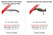  Wholesale Hyundai Elantra Exhaust Flex Pipe