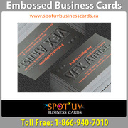 Embossed Business Cards Add A Touch Of Class And Texture