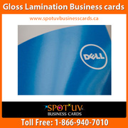 High Quality Gloss Laminated Business Cards - Canada