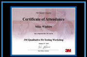 Qualitative 1/2 Mask Respirator Fit Testing