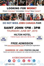 Saint John Job Fair - June 06th,  2019