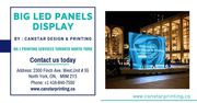 LED Panels Display in North York by Print Shop in North York