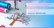 Get The Best Embroidery Services At Dad's Printing!