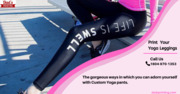 Printed yoga pants are of great comfort. Try them now!