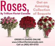 Roses Bouquet in Toronto by Trillium Florist Canada