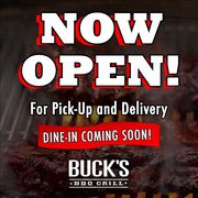 BUCK'S BBQ GRILL - NOW OPEN!