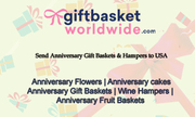 Send Anniversary Gift Basket to USA with Same-Day Delivery Options