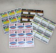 static cling oil change stickers