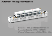 Automatic film capacitor test line